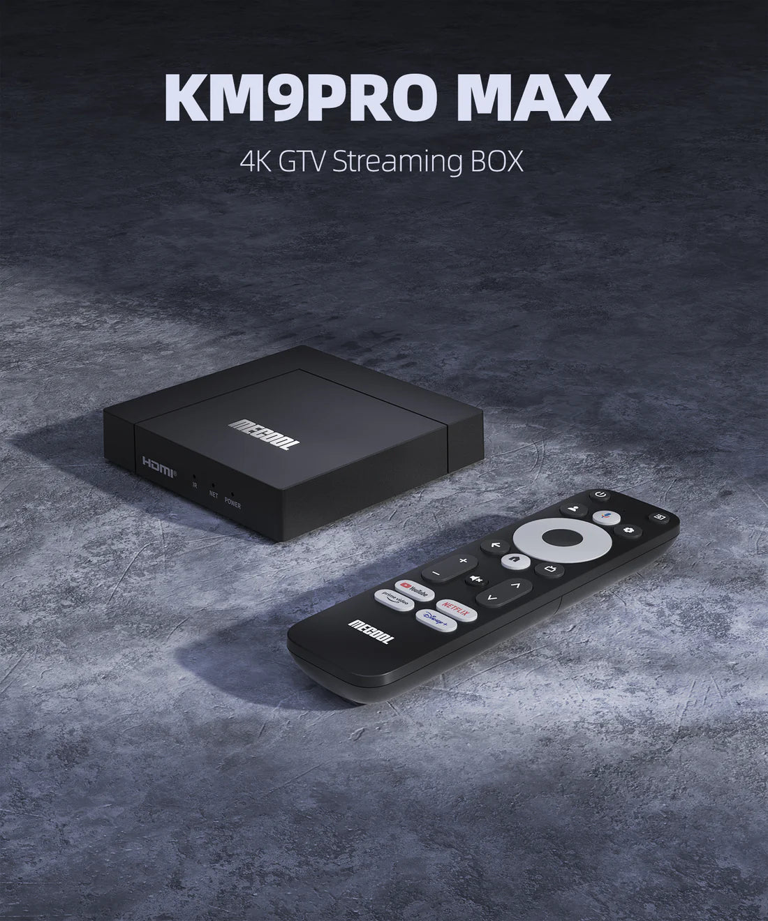 MECOOL KM9 PRO MAX 4K GTV Streaming Box