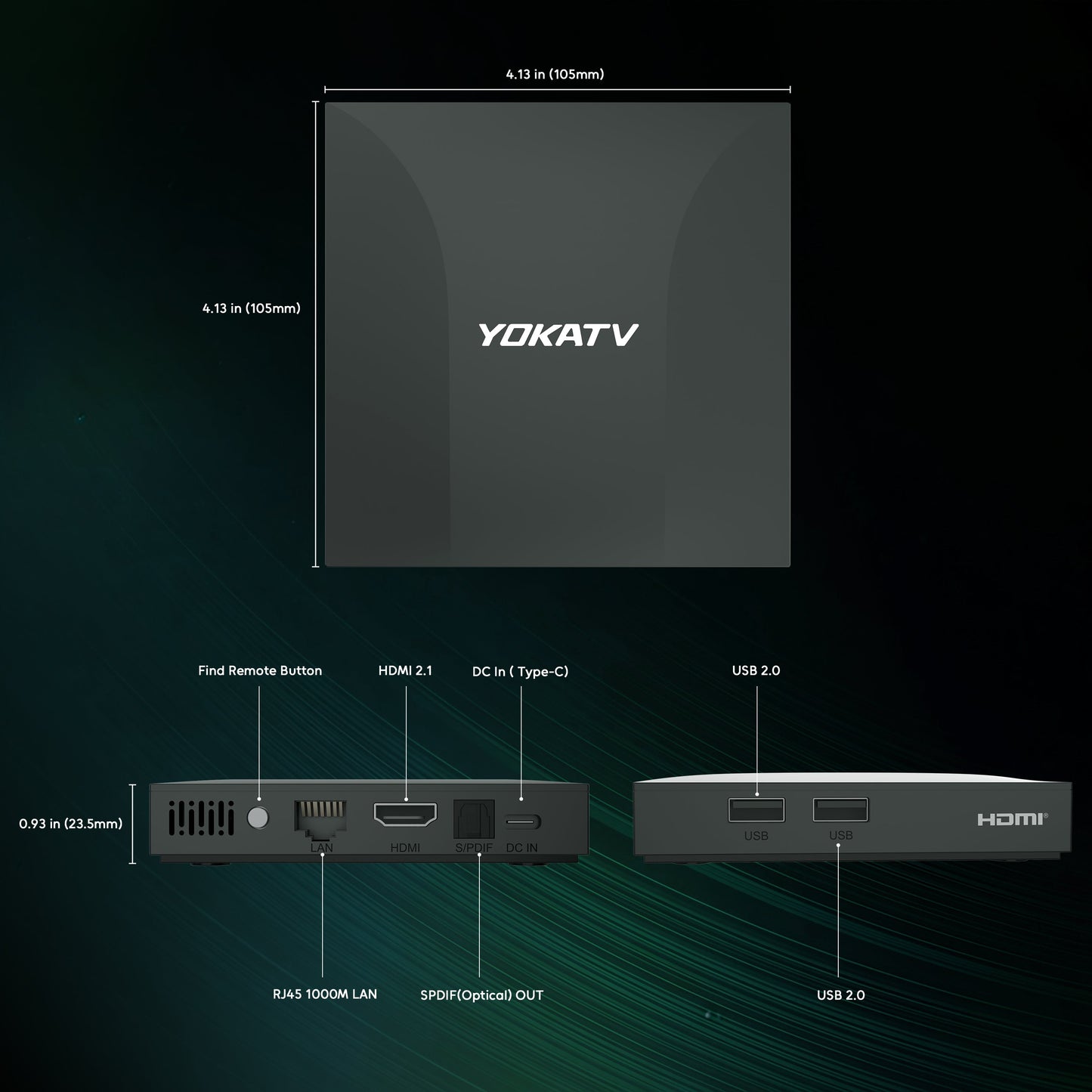 MECOOL YOKATV IPX3 Android 14 IPTV Box