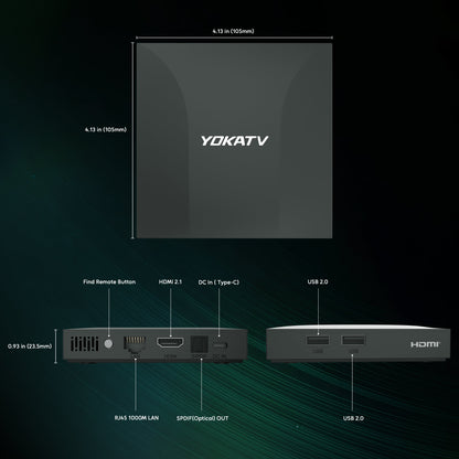 MECOOL YOKATV IPX3 Android 14 IPTV Box